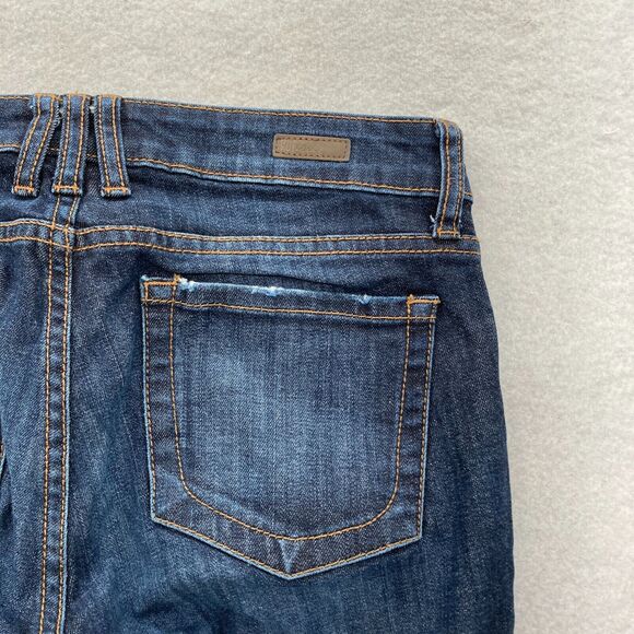 Kut from the Kloth Jeans Women's 0‎ Catherine Boyfriend Dark Blue Stretch Denim - Picture 11 of 12